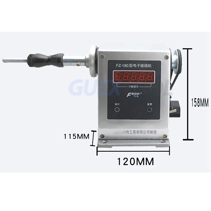 Electric Counting Winding Machine Adjustable Type Semi-automatic Winding Tool