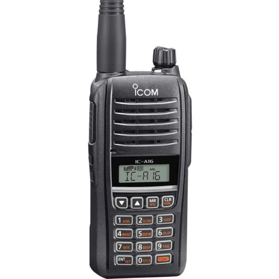 NEW Icom IC-A16 Com Only Airband Handheld Transceiver