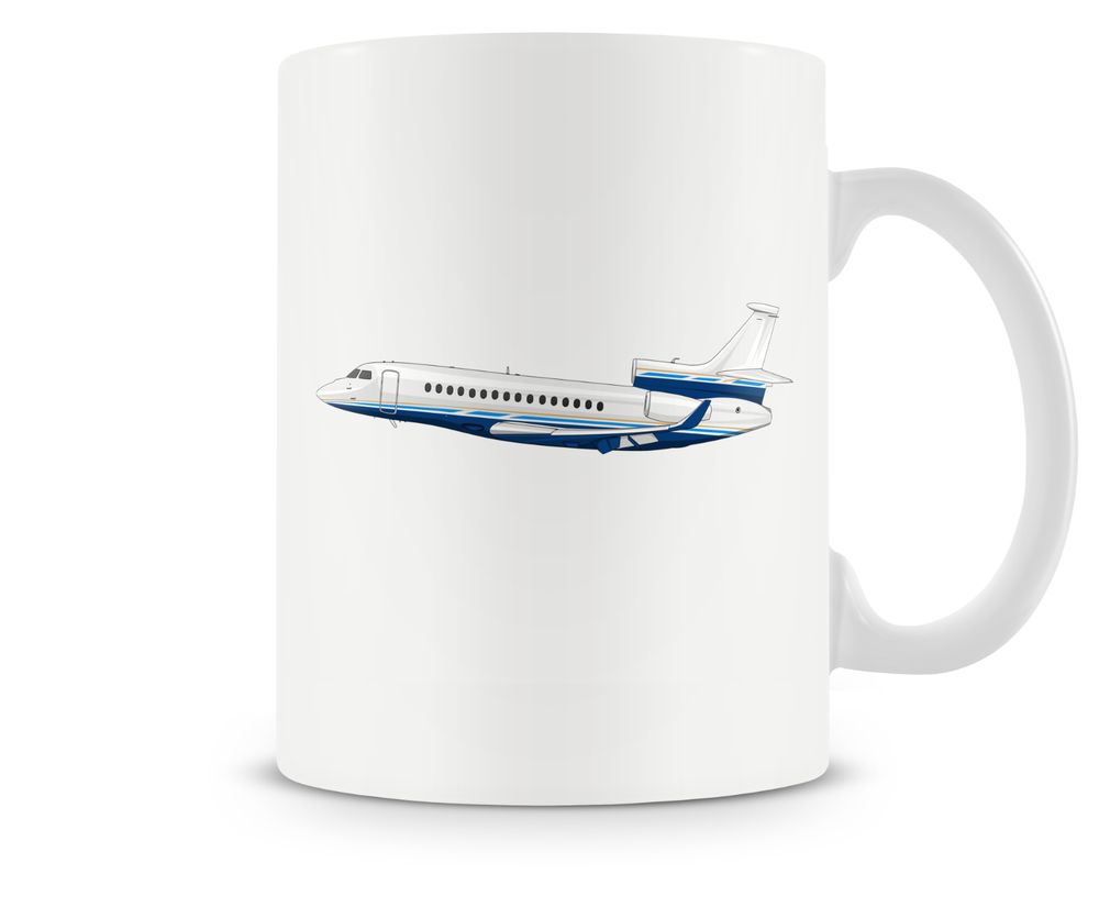 Dassault Falcon 8X Mug - 15oz
