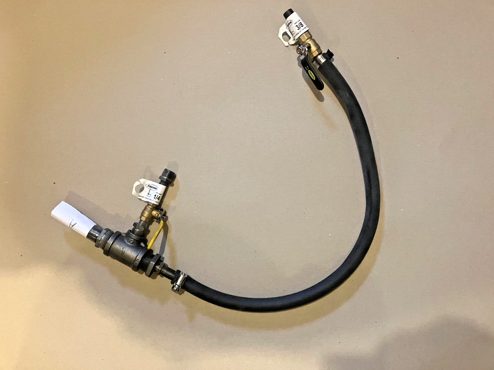 SANDBLASTER PRESSURE POT MIXING VALVE ASSEMBLY