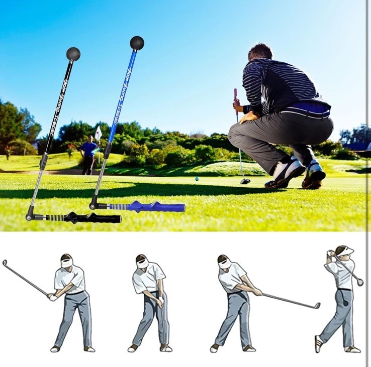 Portable Golf Swing Trainer Gesture Posture Corrector Position Grip Practice