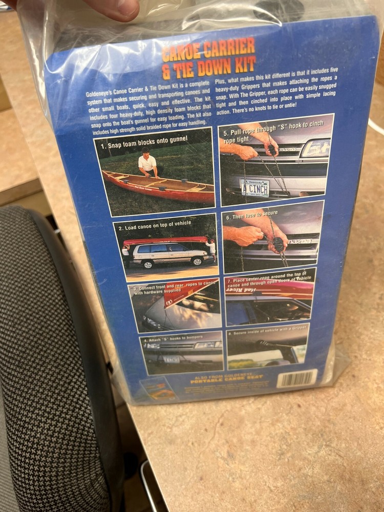 Goldeneye Canoe Carrier & Tie Down Kit