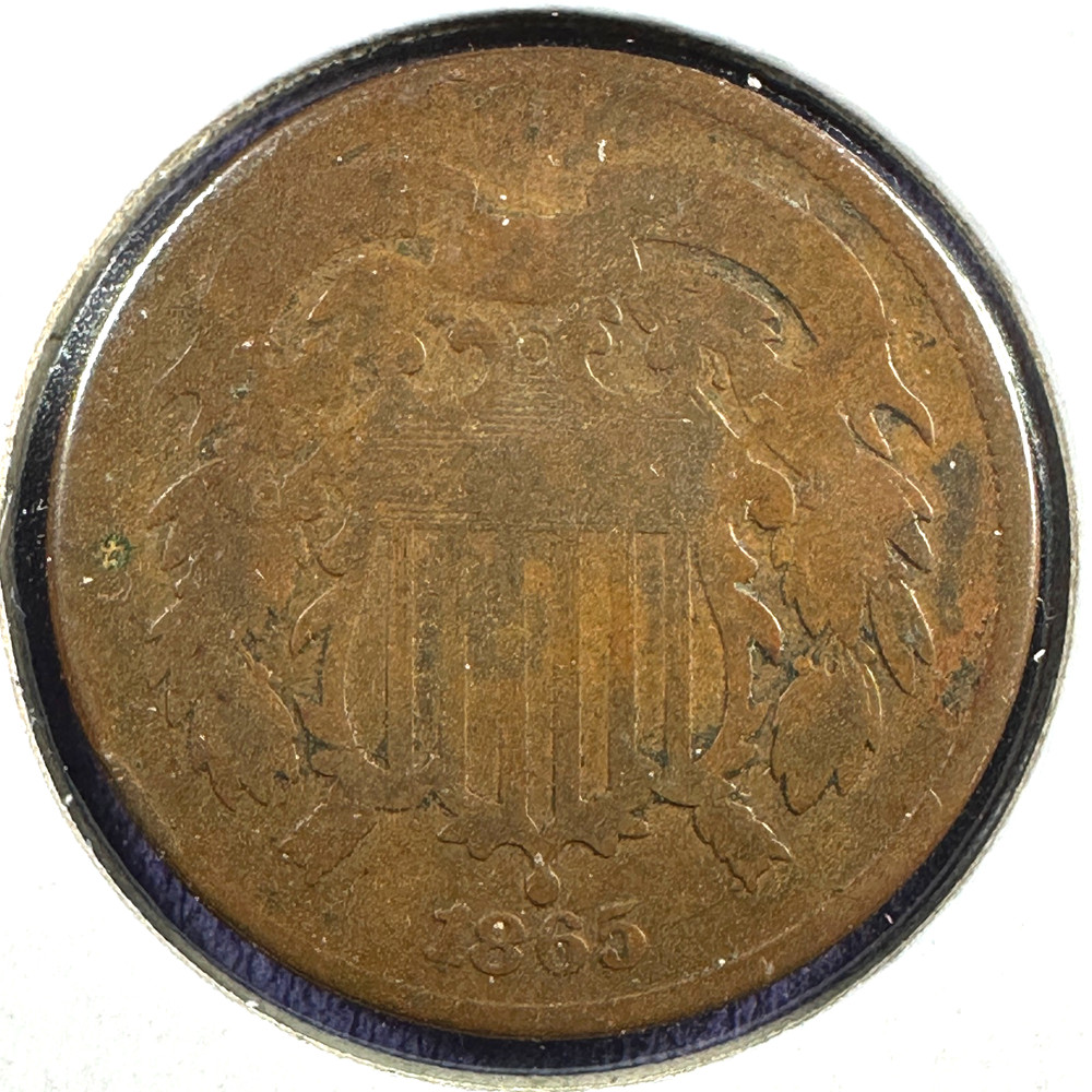 1865 2C Two Cent Piece (89338)