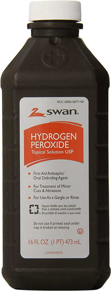 Hydrogen Peroxide Antiseptic Solution 16 Oz