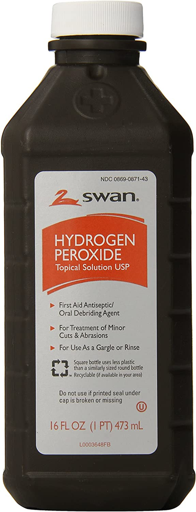Hydrogen Peroxide Antiseptic Solution 16 Oz