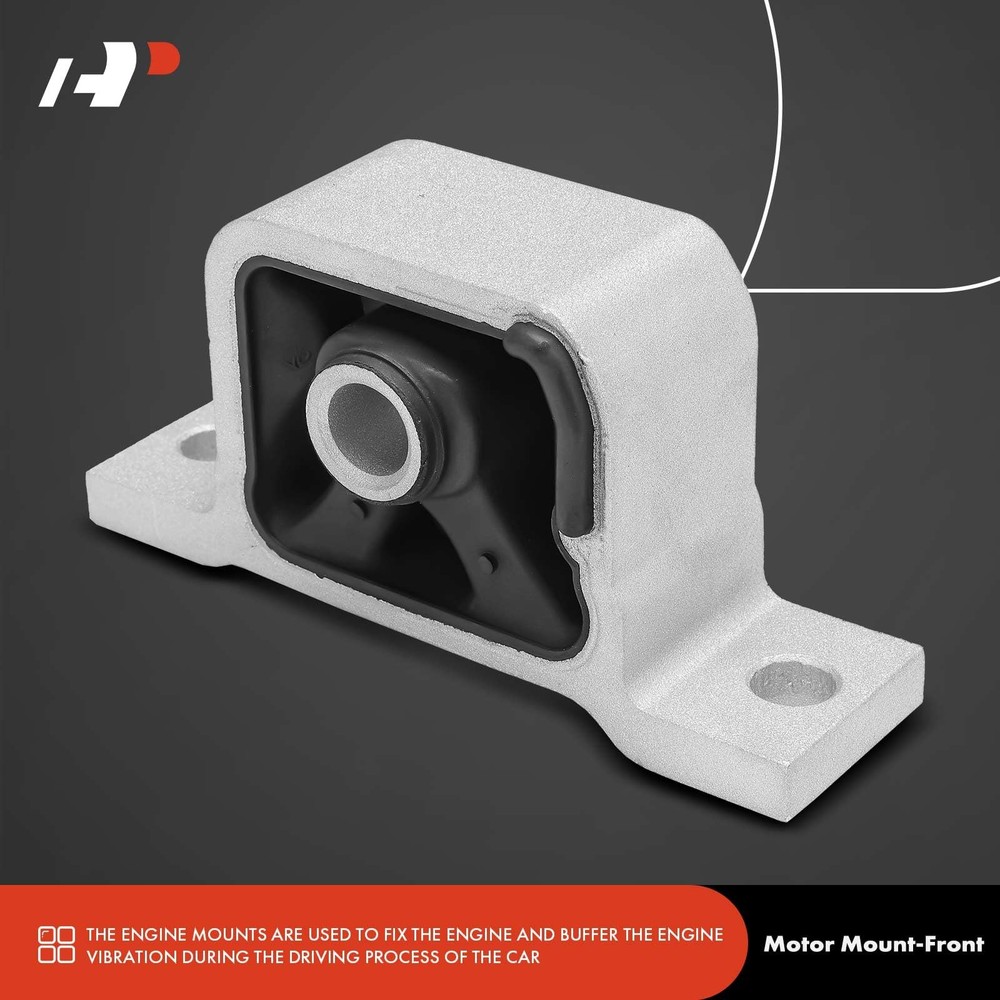 A-Premium 4PCS Engine Motor Mount and Transmission Set Black, Silver