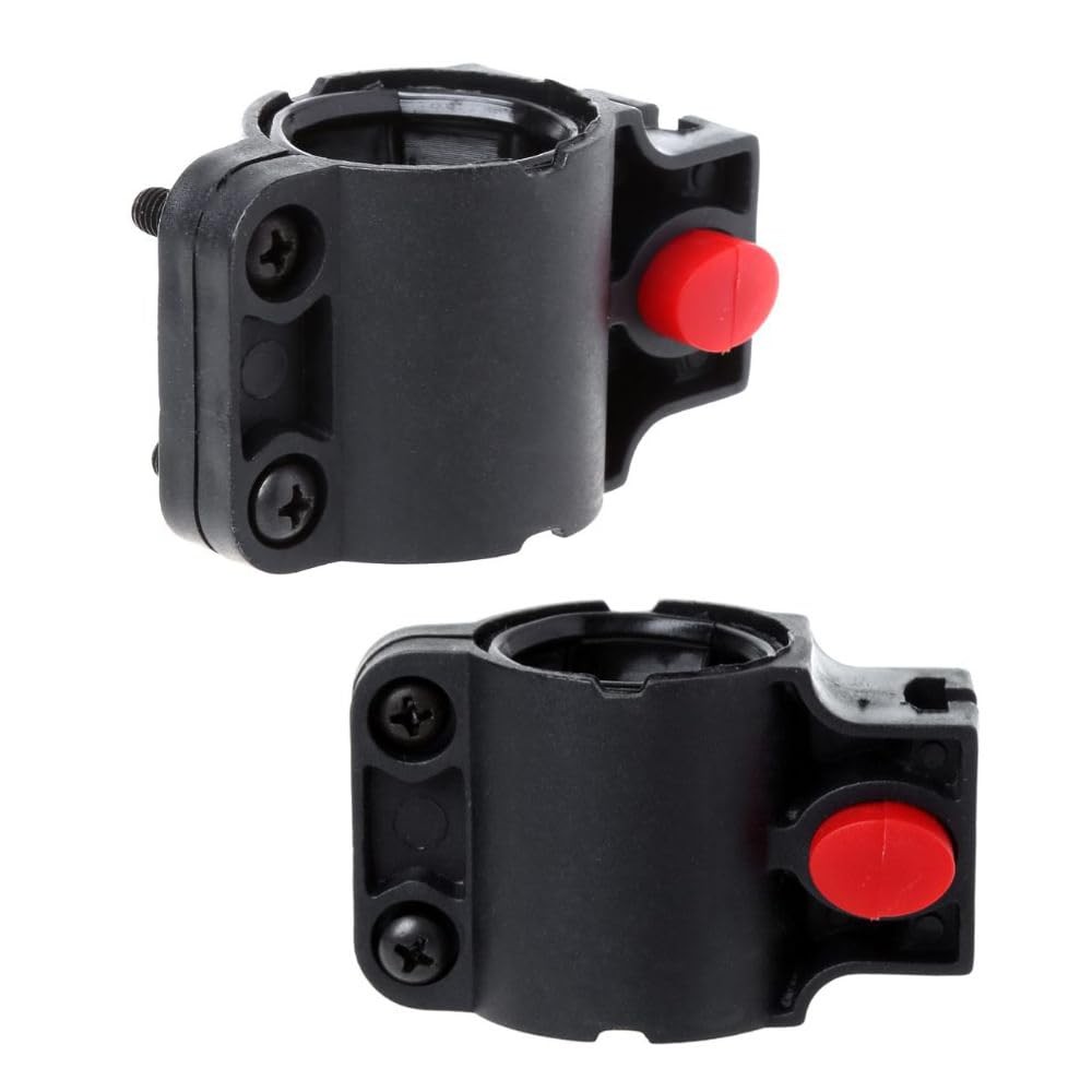 SquEqu 2 Pack Bike Lock Mounting Bracket Holder Frame Mount Replacement Black