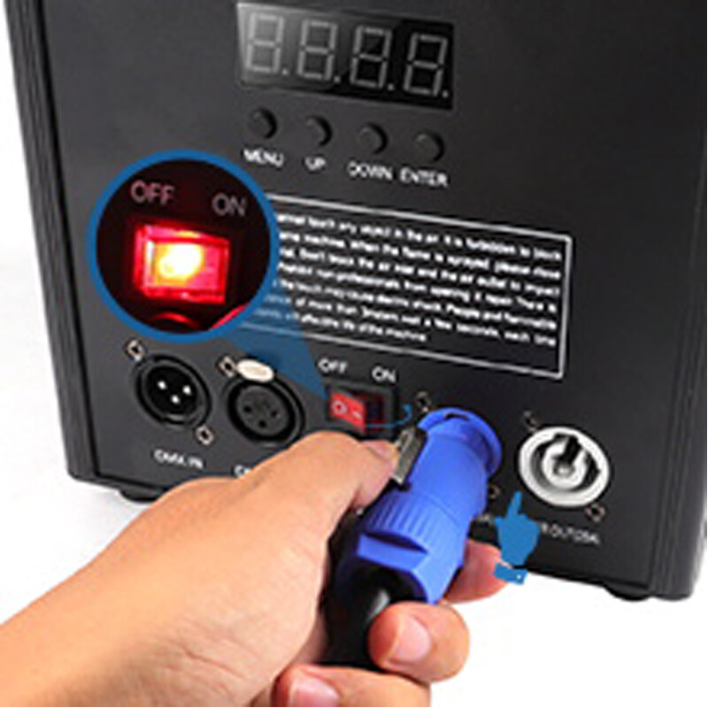 2PCS 700W Cold Spark Machine Firework Stage Effect DMX Wedding with Flight Case