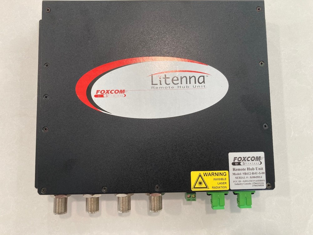 Foxcom Litenna Remote Hub Unit 9B412-R4U-S-00 Cellular RF Distribution System IN