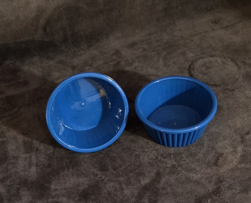 Dark Blue  Single  Heavy plastic cupcake holder decor