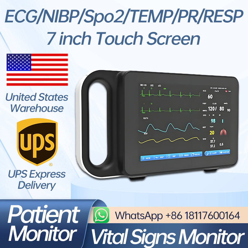 7-inch ColorTouch Screen Multi-parameter Patient Monitor