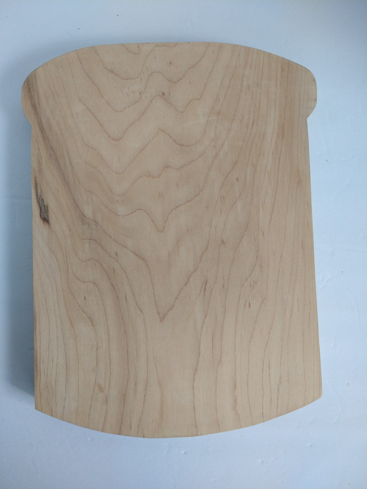Solid Maple Hand Painted Red Wing Crock Wall Hanger or Cutting Board