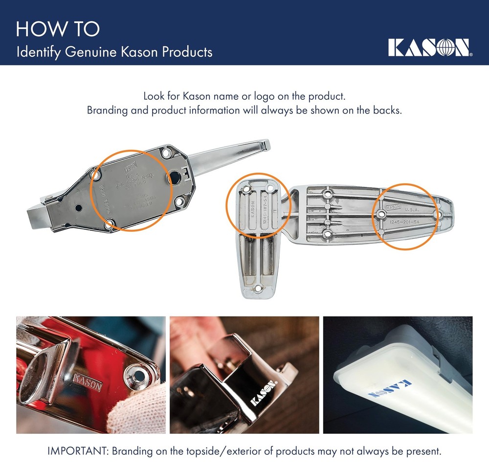 Kason 930 Series Trigger Action Latch and Strike A, Flush to 3/8 Inch Offset,...