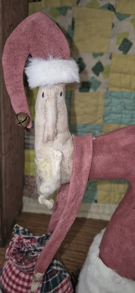 Primitive Santa Handmade