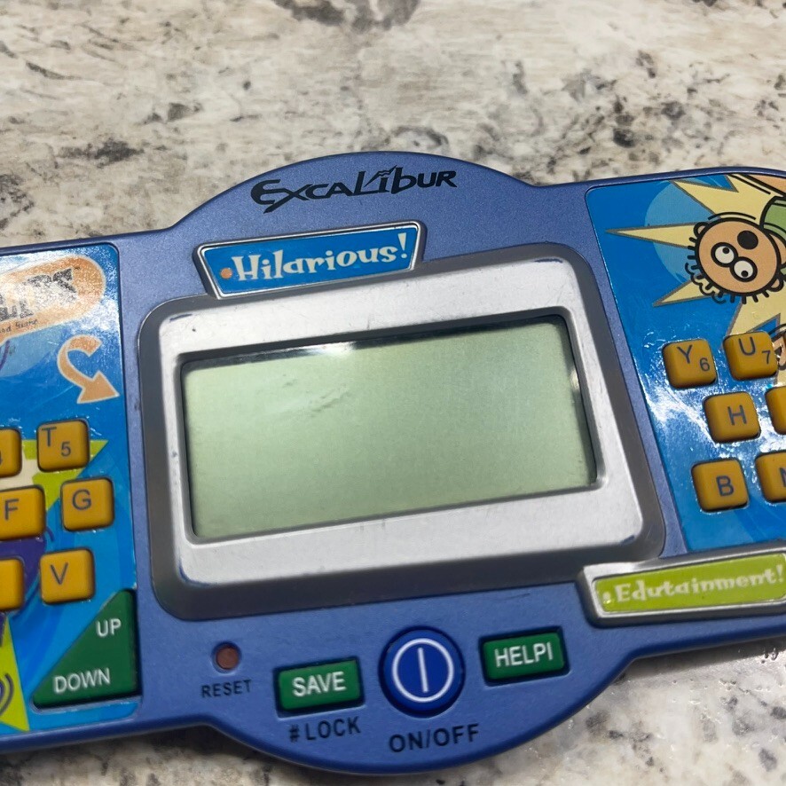 VINTAGE MAD LIBS EXCALIBUR ELECTRONIC HANDHELD GAME 2004