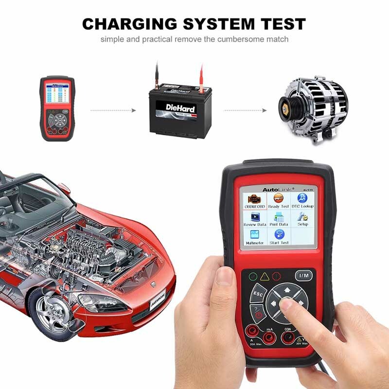 12V Car PowerScan Circuit Tester Electrical Power Probe AVOmeter Diagnostic OBD2