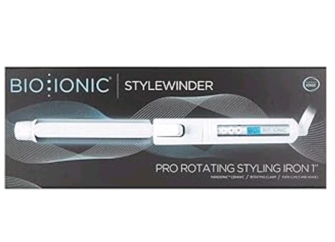 Bionic Ionic StyleWinder Professional Rotating Styling Iron 1" . New