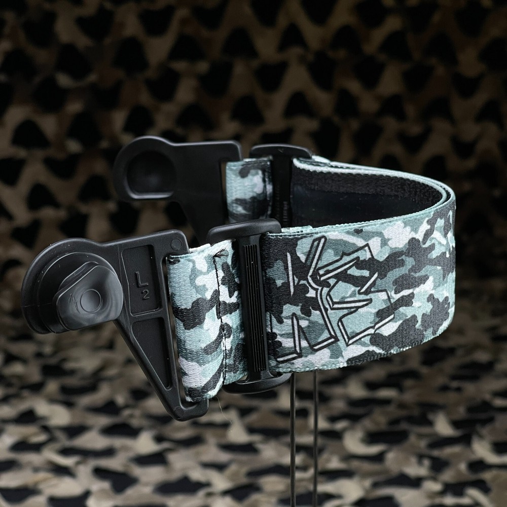 NEW KM Paintball EVS Goggle Strap - Grey Camo