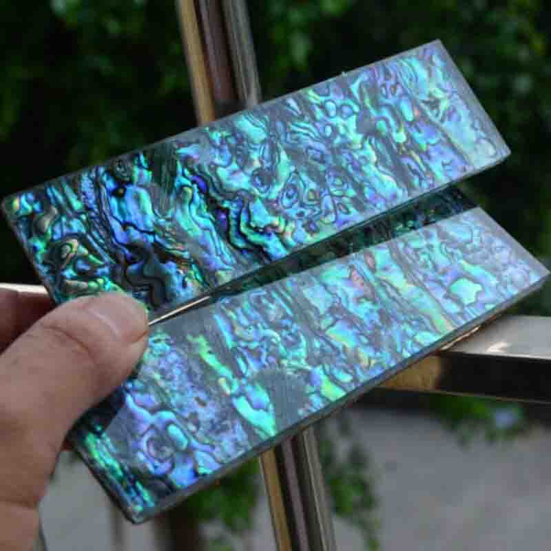 Abalone Shell Knife Handle Acrylic Scale Slabs DIY Material Making Knive Plate #