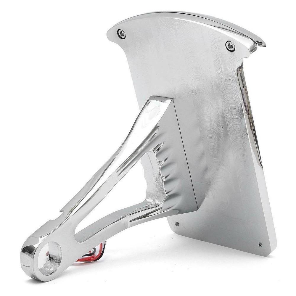 Vertical Side Mount License Plate Holder Bracket Tail Light for Harley Custom US