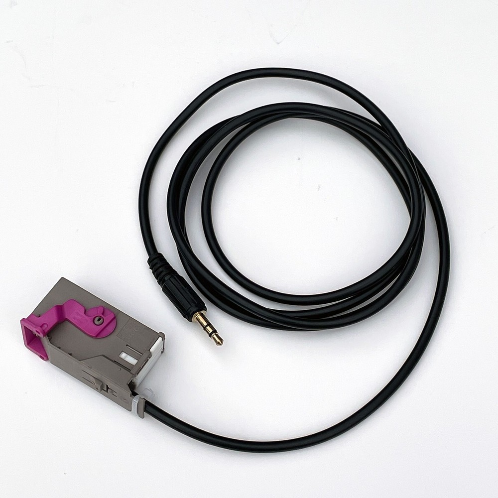 Audi RNS-E AUX cable adapter 3.5mm jack - Navigation Plus A2 A3 A4 A6 A8 TT R8