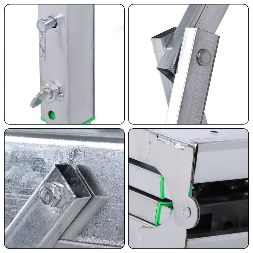 Portable Folding Scaffolding Platform Work Bench Scaffold Step Ladder with Adjus