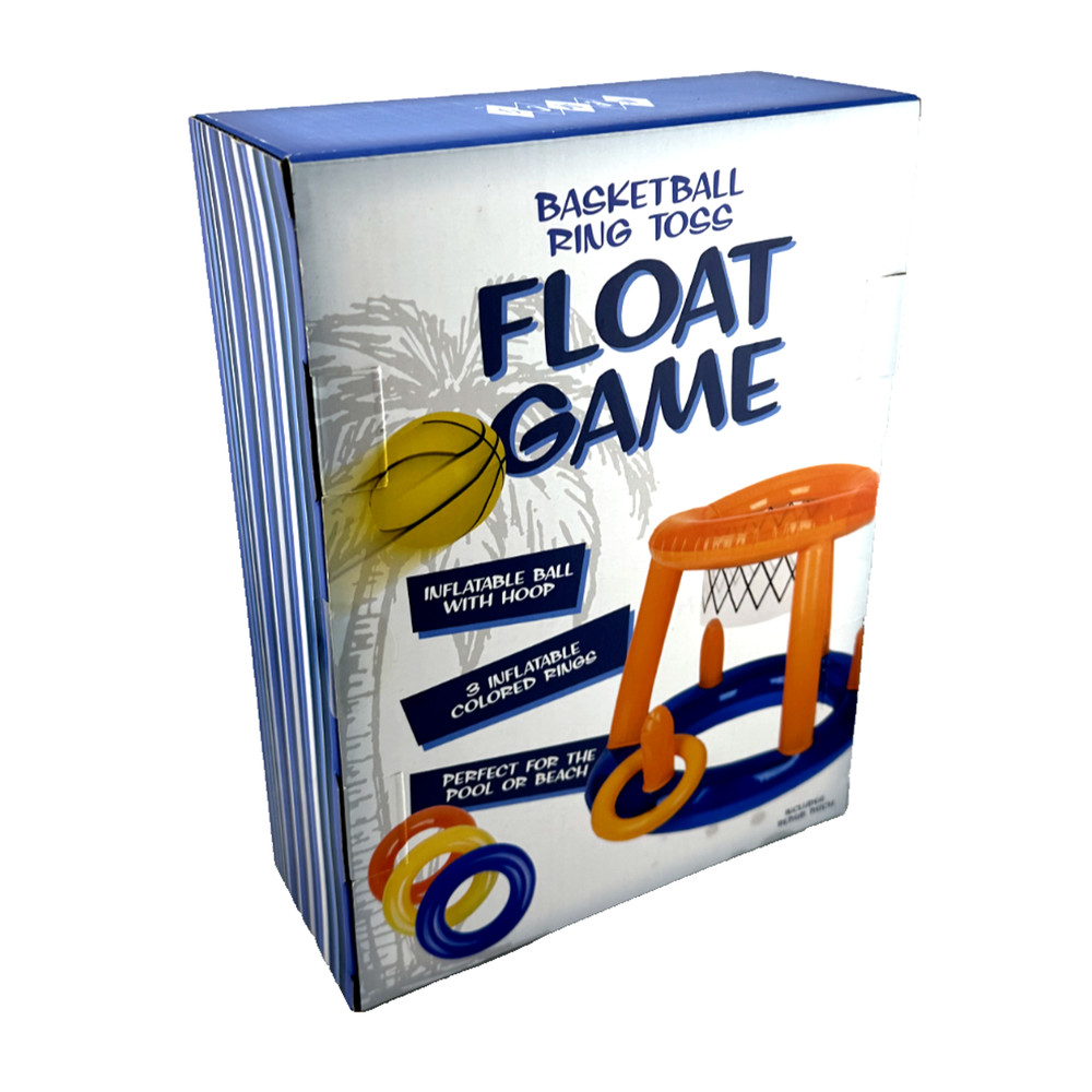 Wembley BASKETBALL RING TOSS FLOAT GAME - Inflatable Float Game Toy
