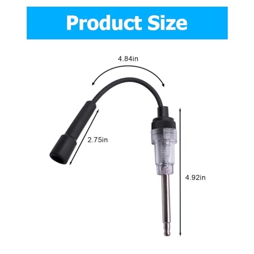Car Inline Spark Plug Tester, Automotive Engine Ignition Spark Plug Light 2 PCS