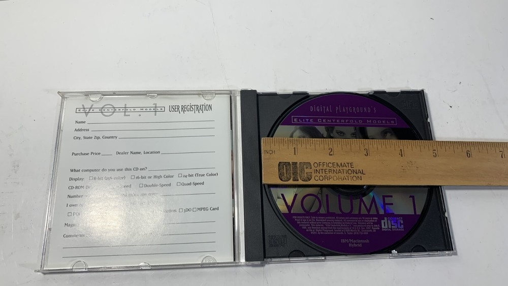 Elite Centerfold Models 1 Nudes CD 1995 VINTAGE