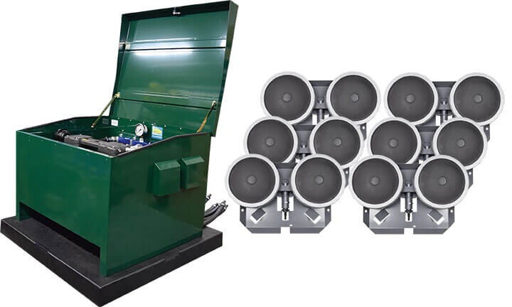 High Pressure Rocking Piston Pond Aeration System