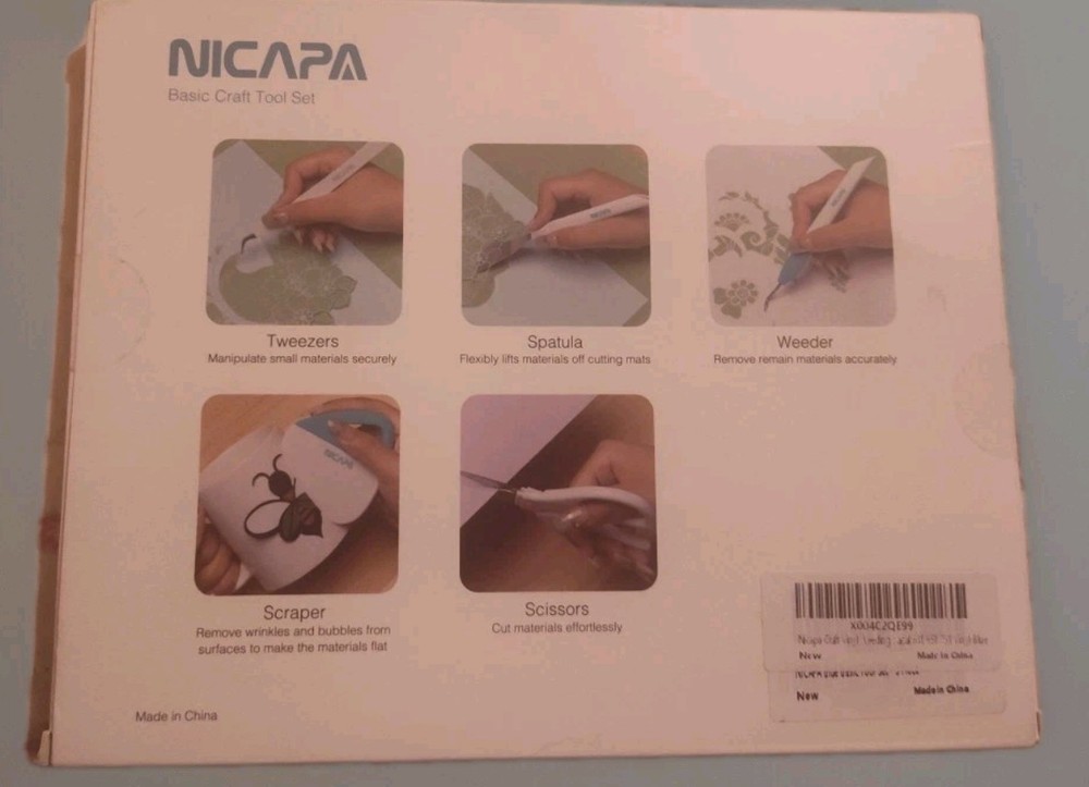 Nicapa Basic Craft Tool Set Cardstock Crafting Tools Kit New