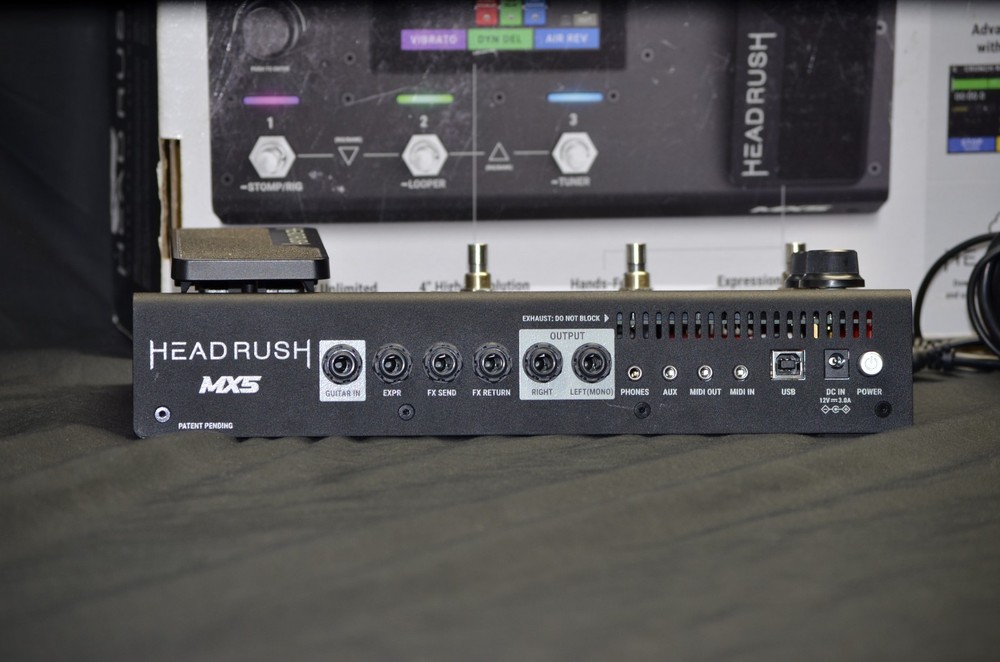 Headrush MX5 Guitar Multi-Effects Processor Amp Modeler w/ Box PSU Tested
