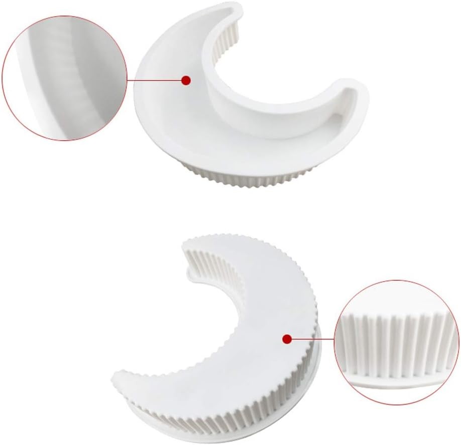 EchoDone Crescent Moon Shape Silicone Cake Pan, Moonlight Sonata Random
