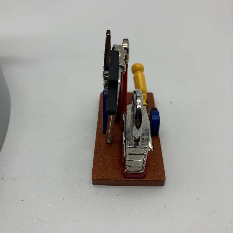 Sharp Collectible Miniature Clock "Tools" 25' x 1" Japan RARE