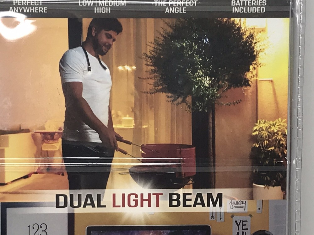 ZERODARK Hands-Free Neck Light Flexible Dual Beam Light 40X Brighter New Package