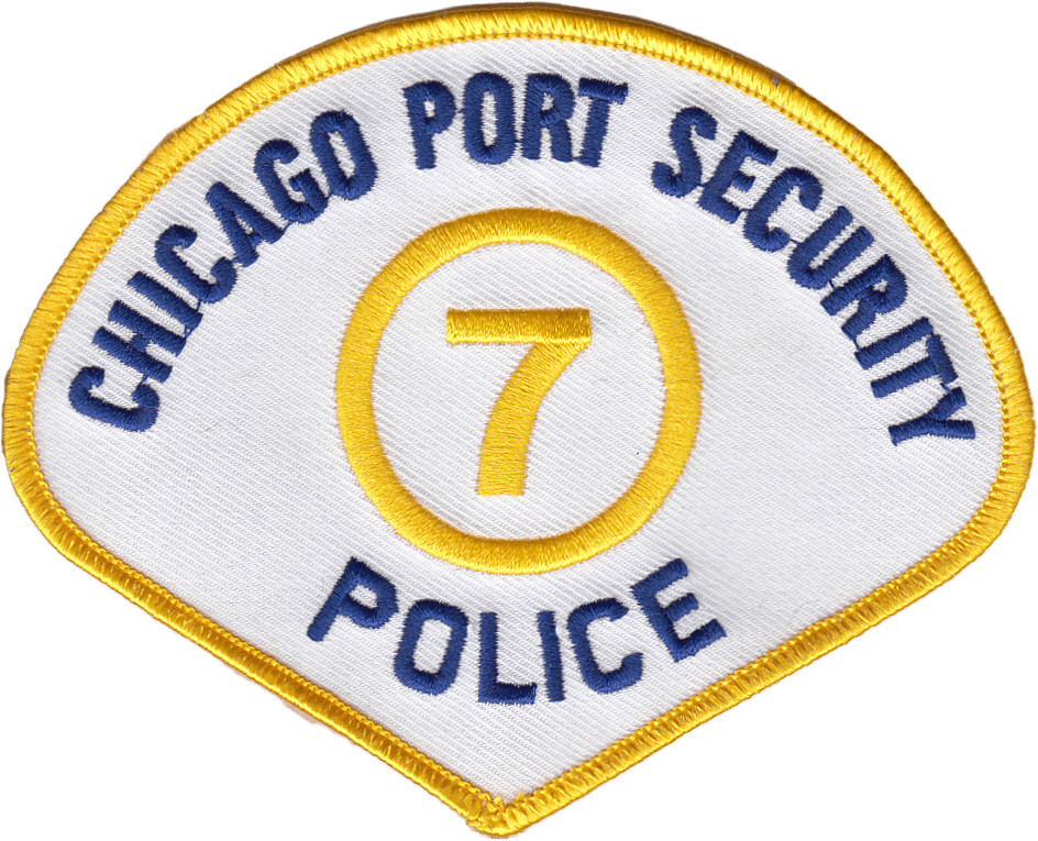 CHICAGO PORT SECURITY POLICE SHOULDER PATCH: Supervisor