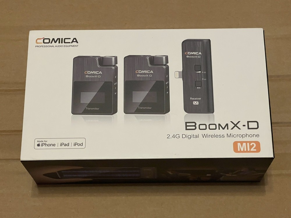 CoMica BOOMX-D MI2 Wireless Microphone System - Black