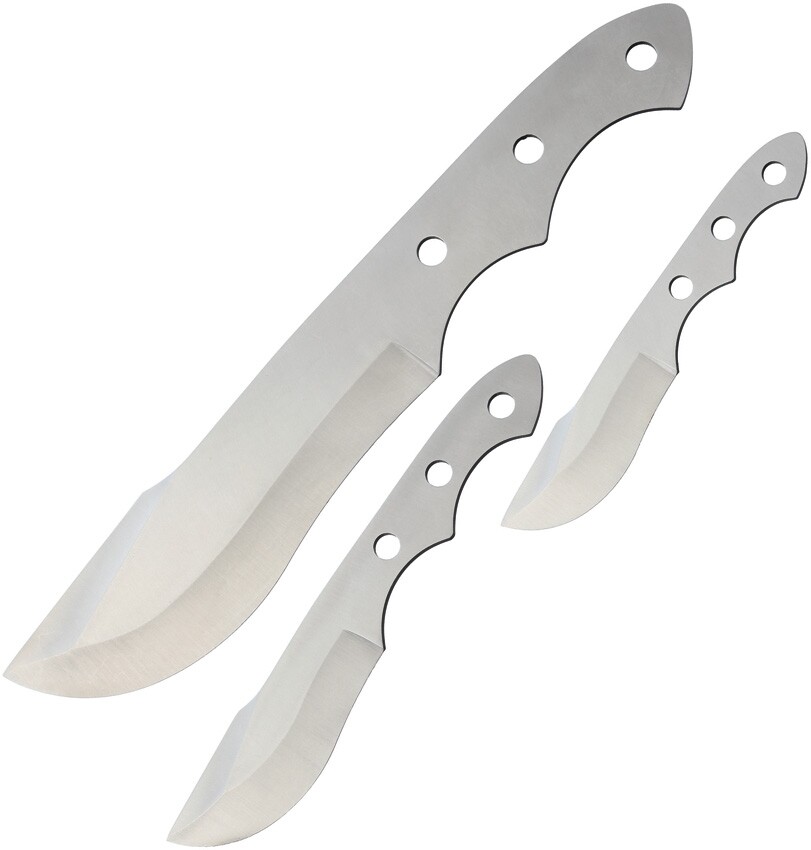 Rough Ryder Knifemaking Set Fixed Knife Stainless Blades One Piece Construction