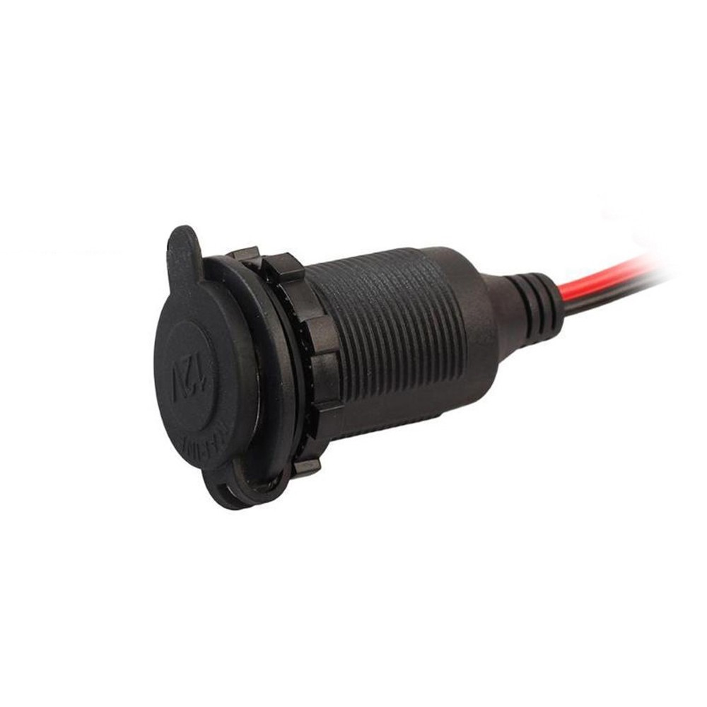 M58C Waterproof Car Socket Cigarette Lighter Cable Fuse 12V / 24V, 1m