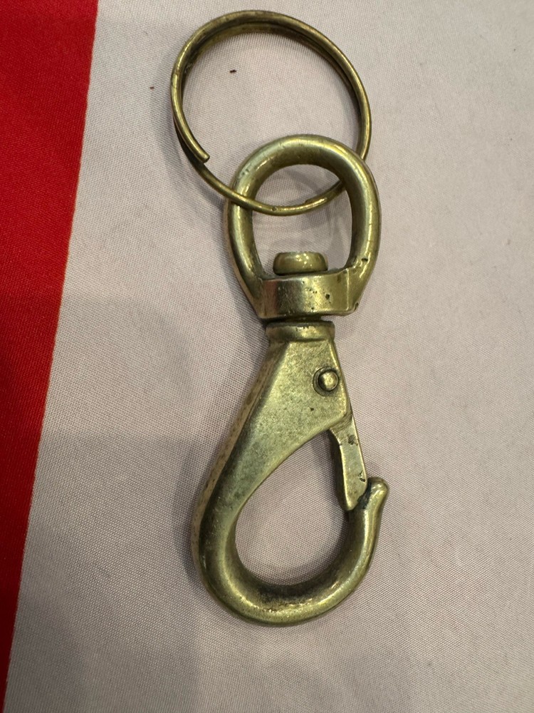 REGULATOR /CONSOLE CLIP 3INCH SOLID BRASS NICE!
