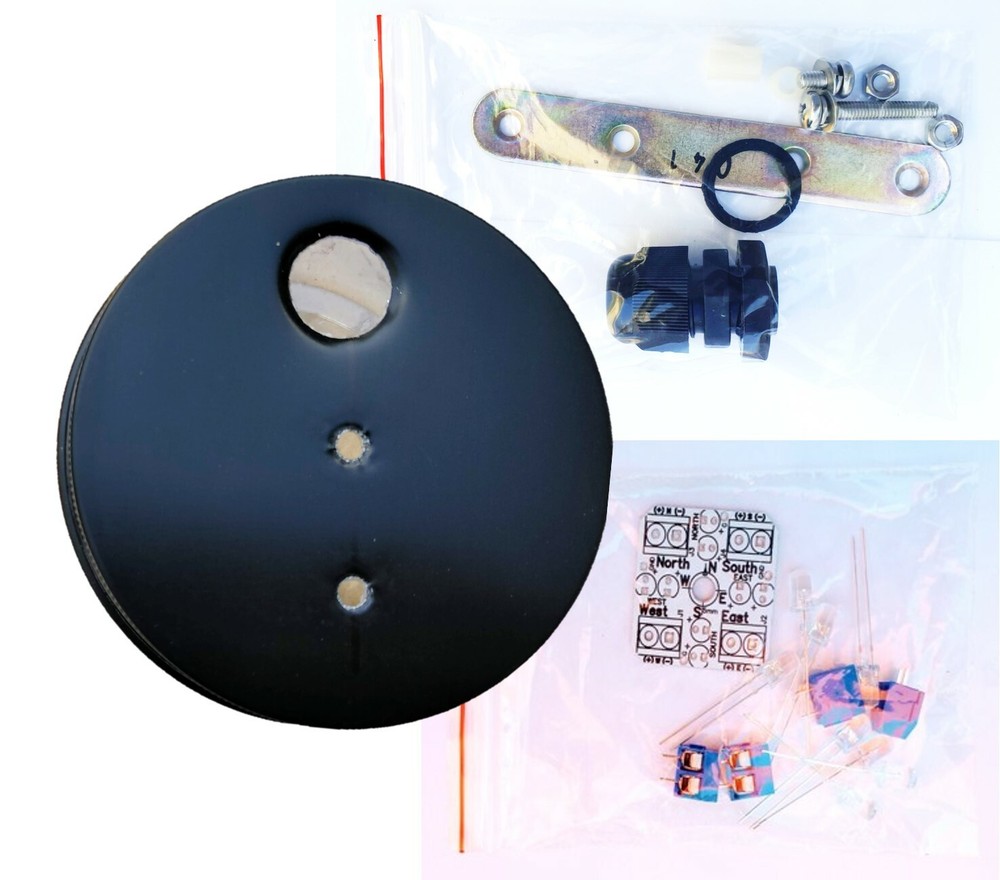 Jar Enclosure Dome DIY Sun Tracking Controller Board + Dual Axis Sensors Board