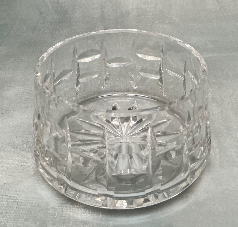 Waterford Cut Crystal Open Sugar Bowl Gothic Mark