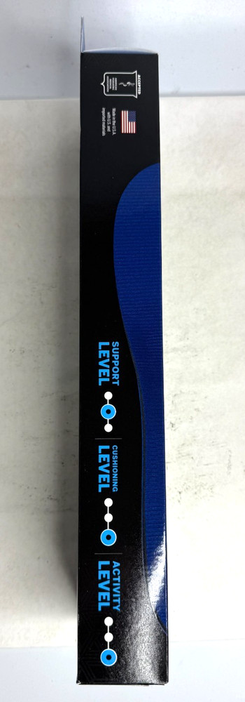 Powerstep Pinnacle Full Length Orthotics Arch Heel Support Insole Size H
