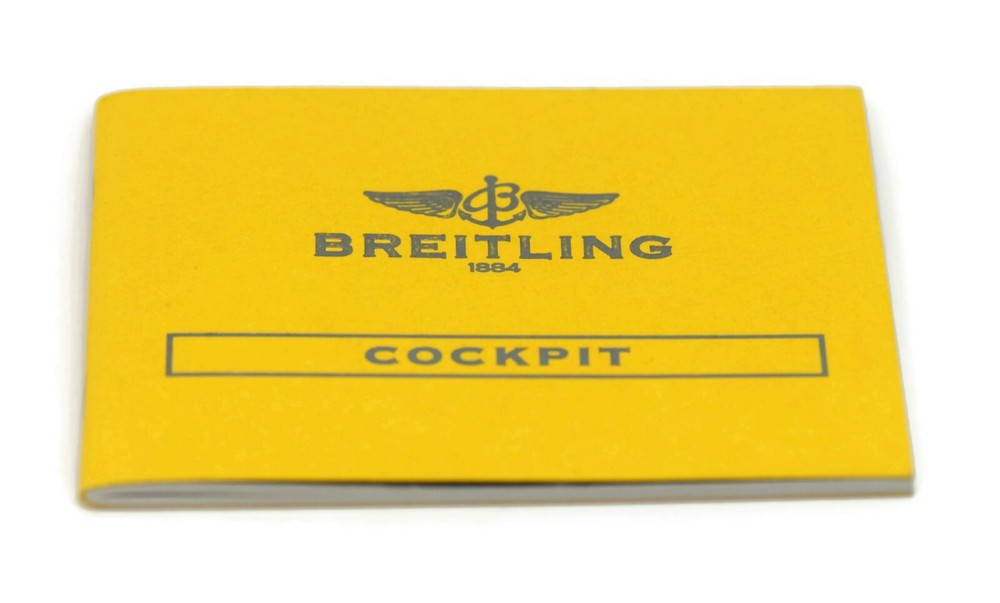 Breitling Cockpit Booklet Manual