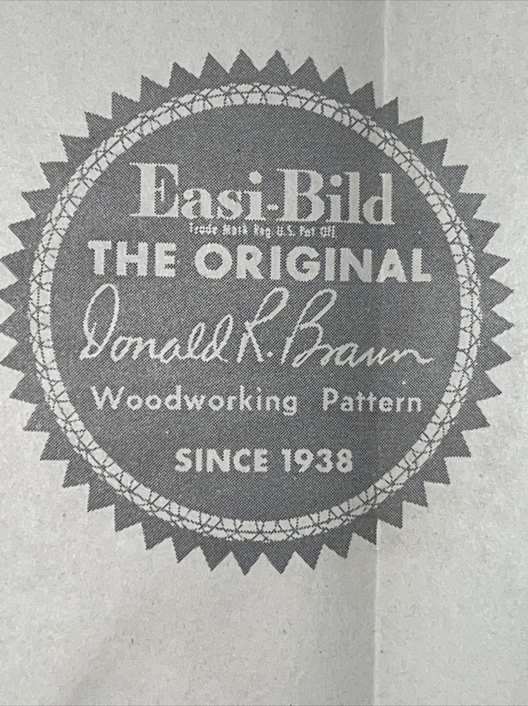 Easi-Bild Pattern #137 Modern Dining Table 1950