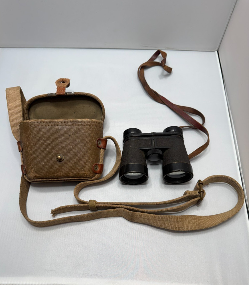 Japanese WWII Compact Binocular 4x10 with Canvas Case