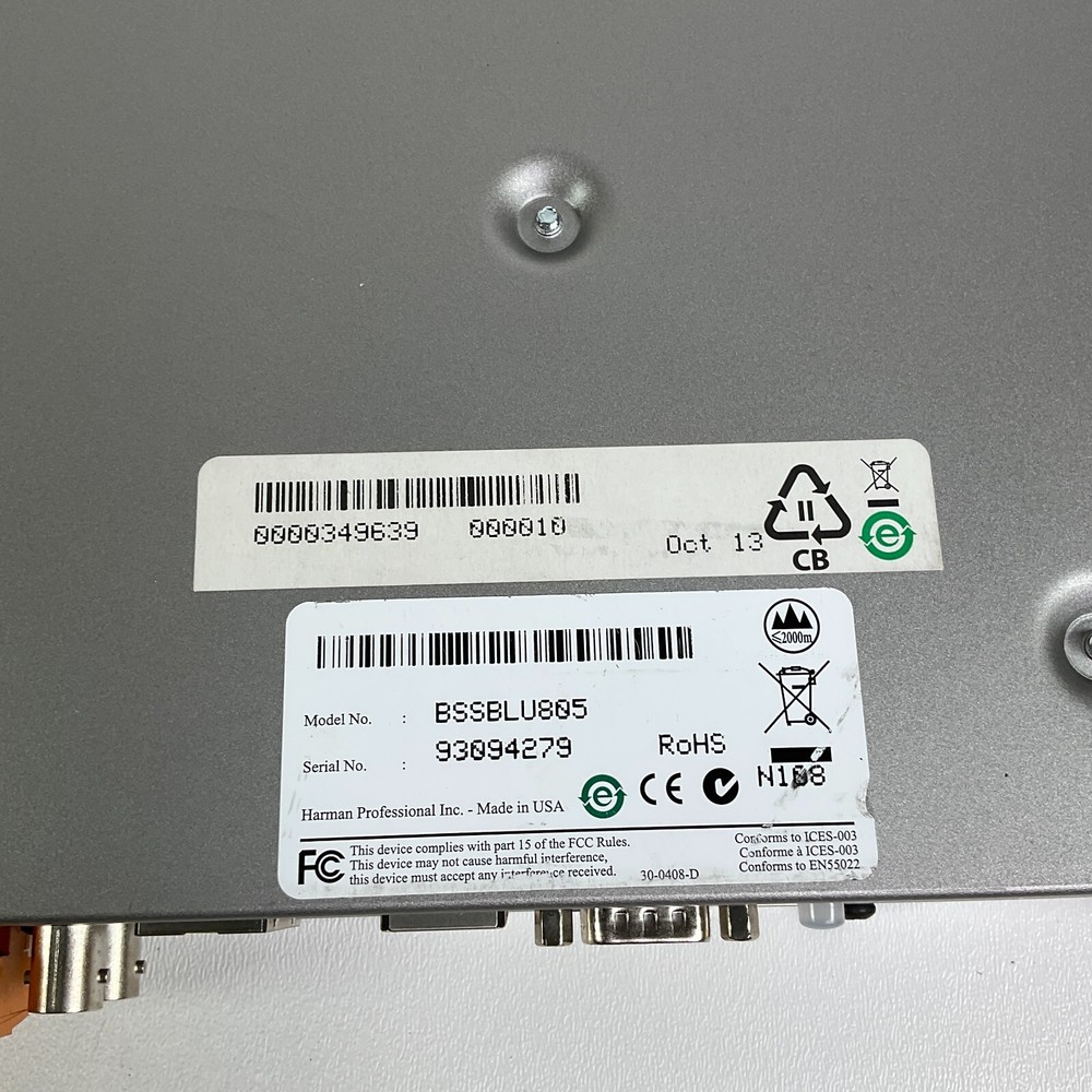 BSS Soundweb London BLU-805 Signal Processor