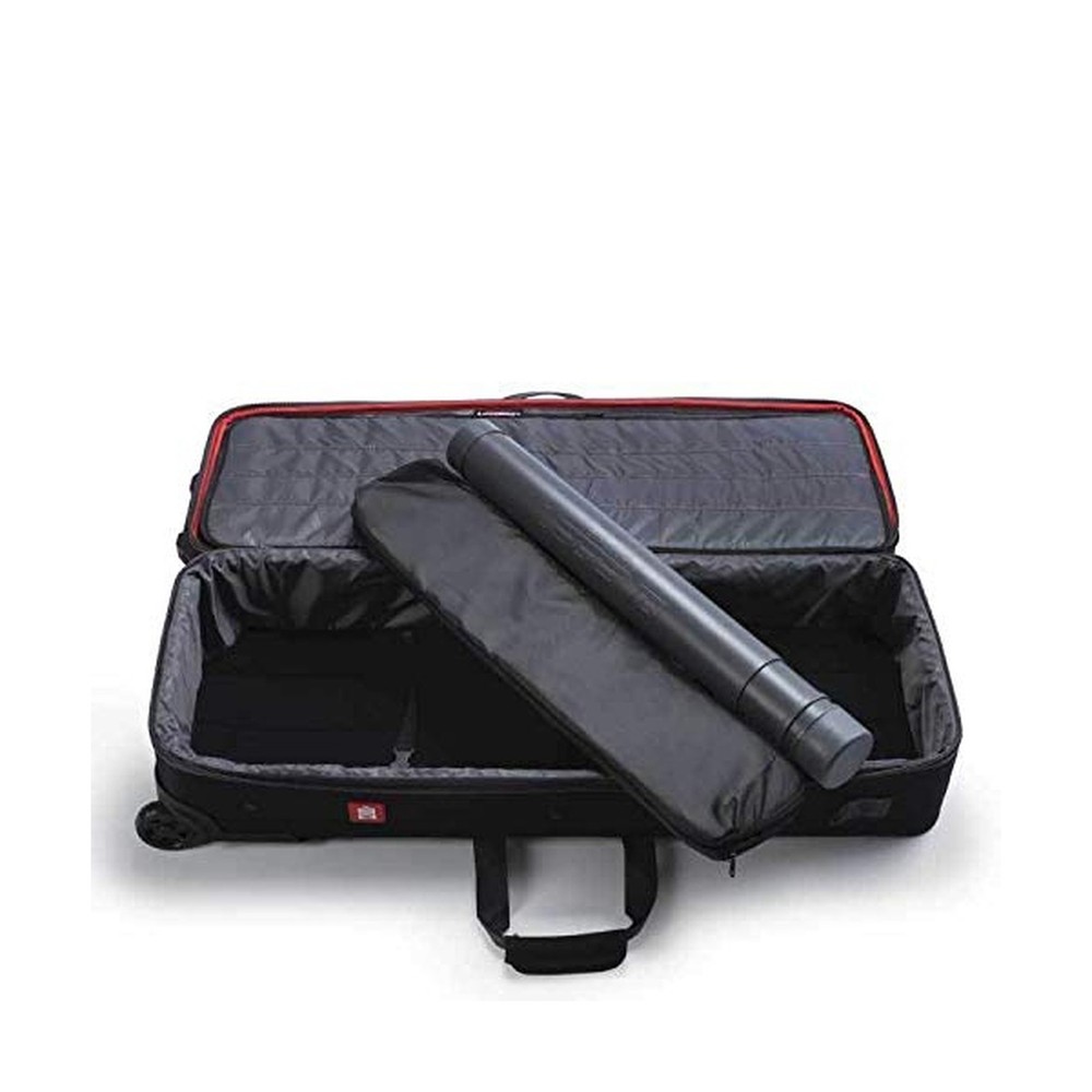 Legend Atom Recurve Bow Case for Archery - Holds 2 Bows, Rolling Wheels, Thic...
