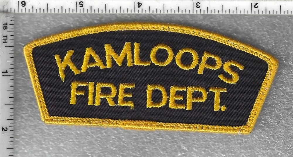 Kamloops Fire Dept.  (British Columbia, Canada)  Uniform Take-Off Shoulder Patch
