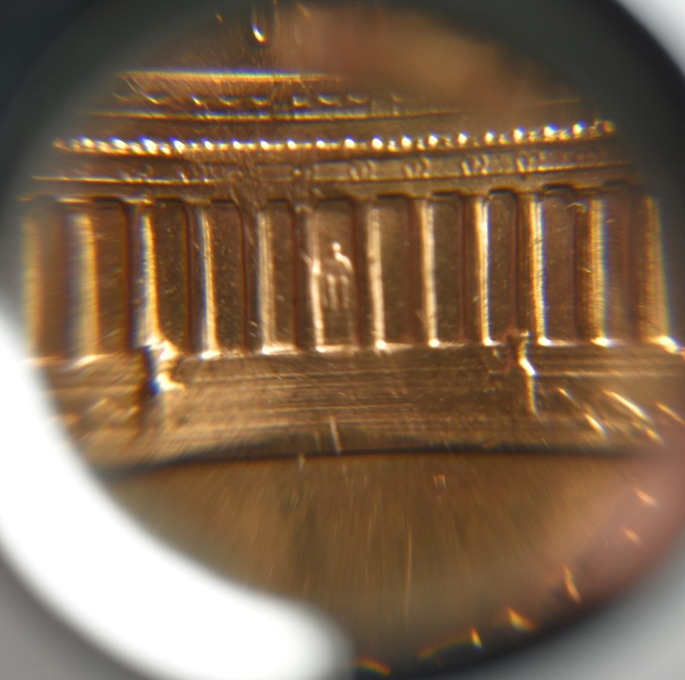 1972 D Lincoln Memorial Penny with Errors High Mint State Red